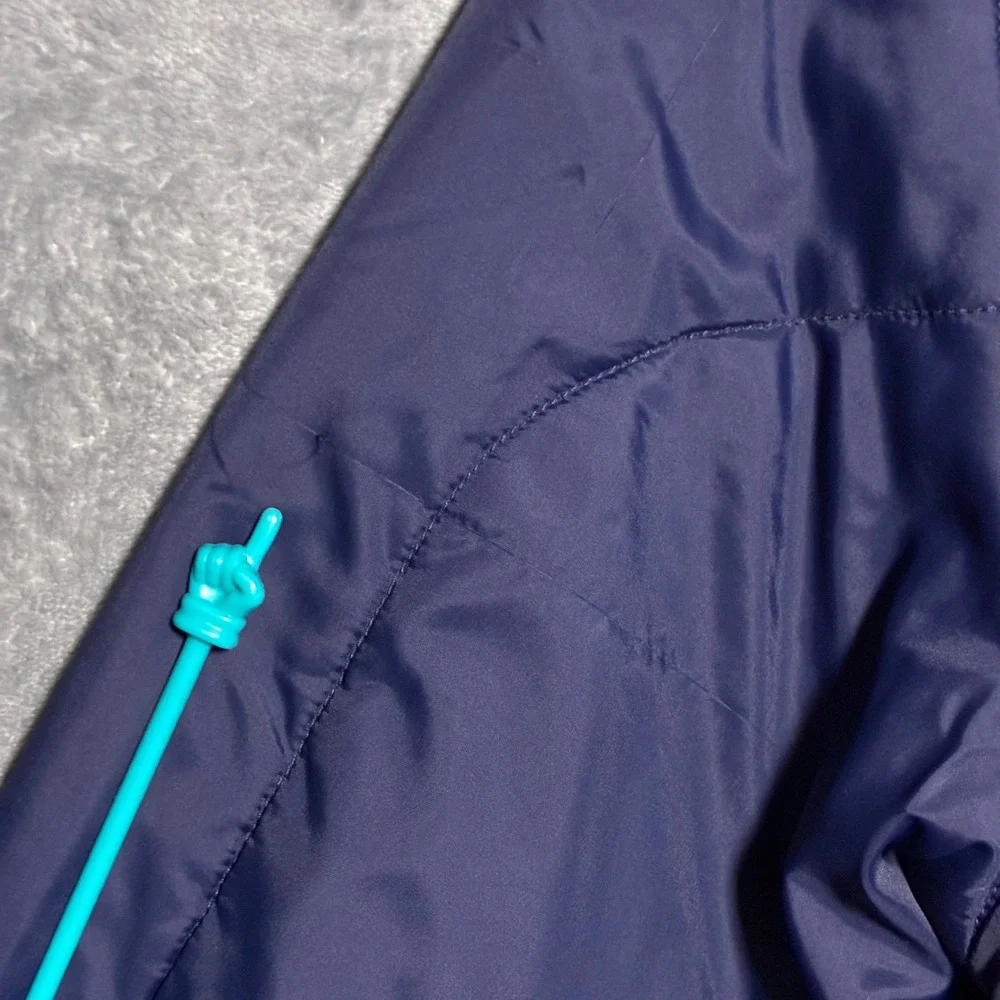 The North Face Nylon Quilted Full Zip Puffer Jacket‎ Mens XL? Navy Blue